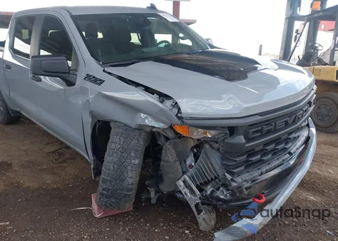 2024 Chevrolet Silverado 1500 4Wd Short Bed Custom Trail Boss from USA, damaged, VIN 3GCUDCE8XRG314561